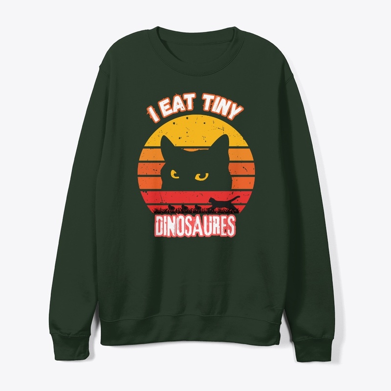 i eat tiny dinosaurs cat lovers tshirt