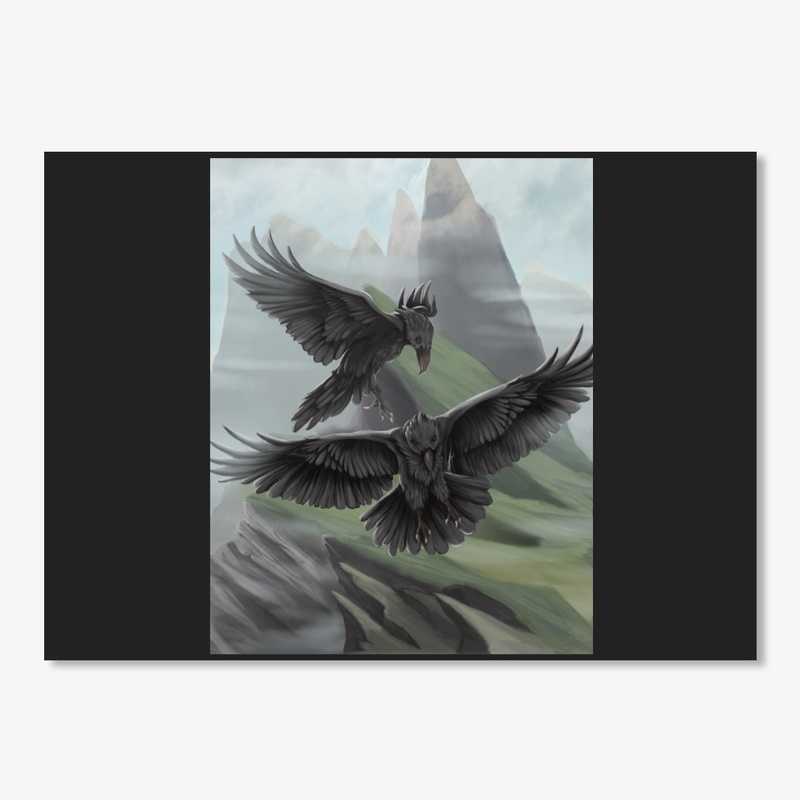 Norse Mythology- Huginn &amp; Muninn
