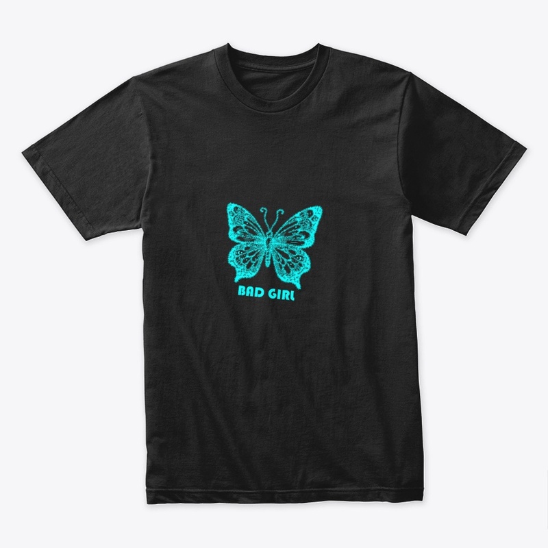 Blue Butterfly Bad Girl