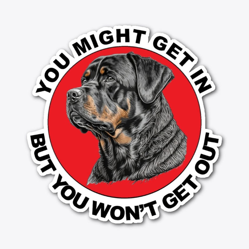 Rottweiler Warning