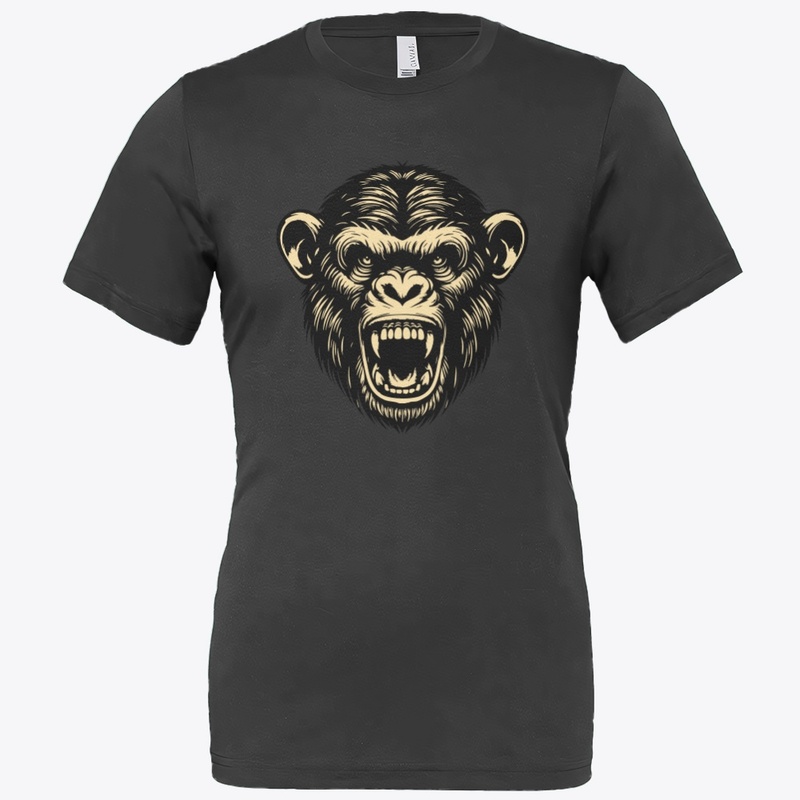 Fierce Angry Chimp Artwork