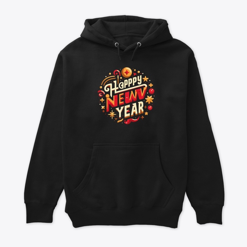 KIds Happy New Year T-shirt Design