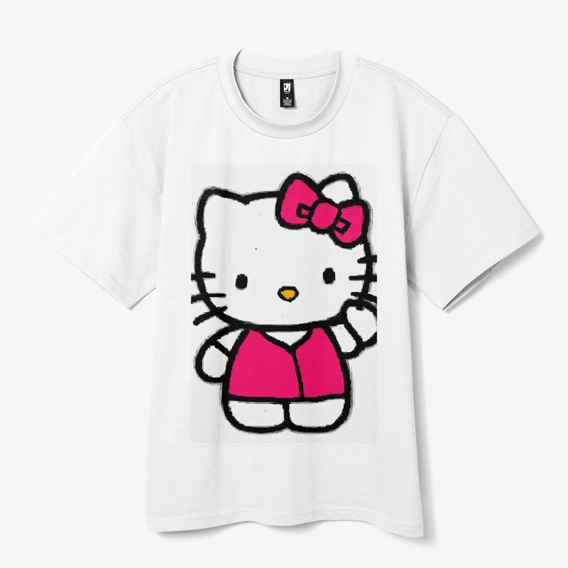A Cute cartoon snow girl 