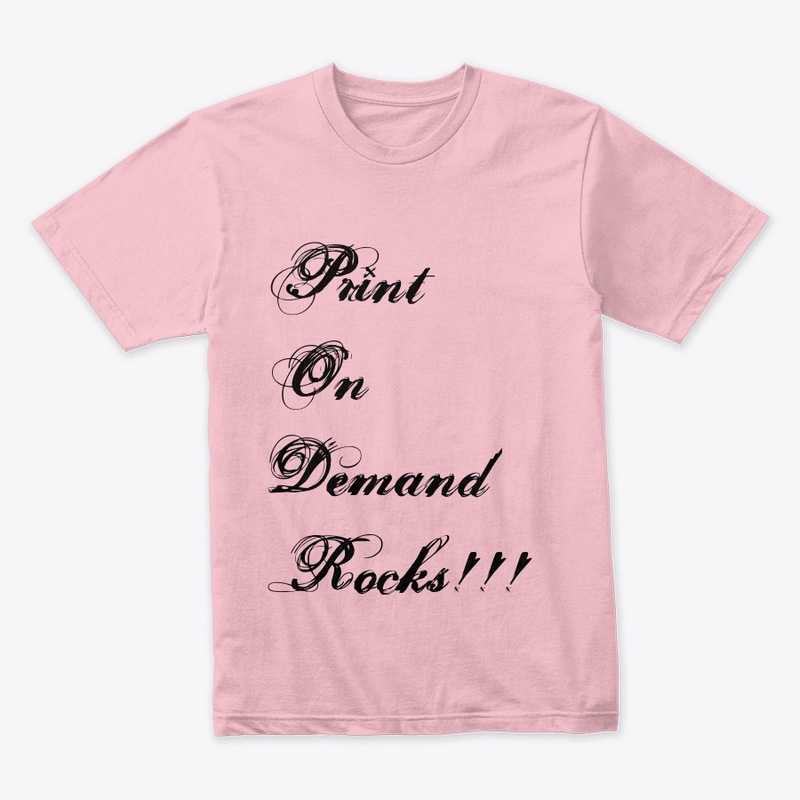Print on demand rocks apparel