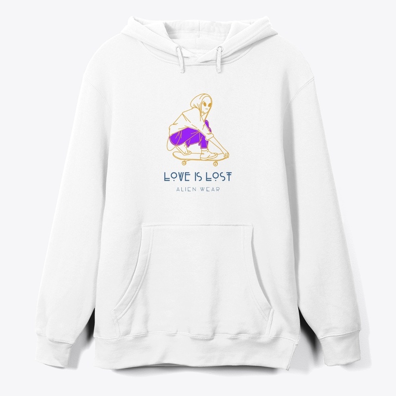 Love is Lost Alien Wear Premium Hoodie