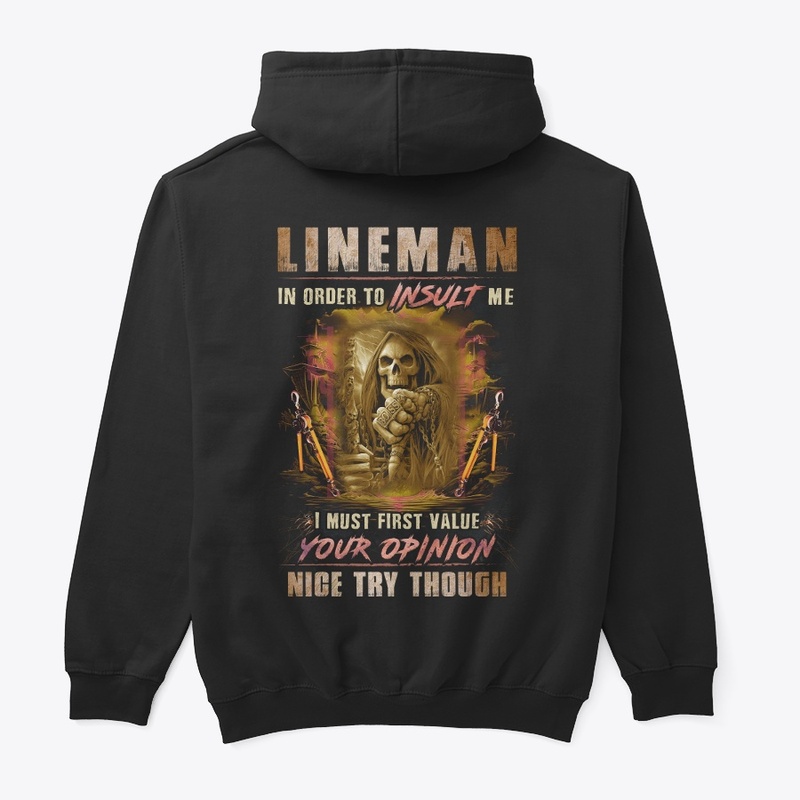 Tough Lineman Hoodie