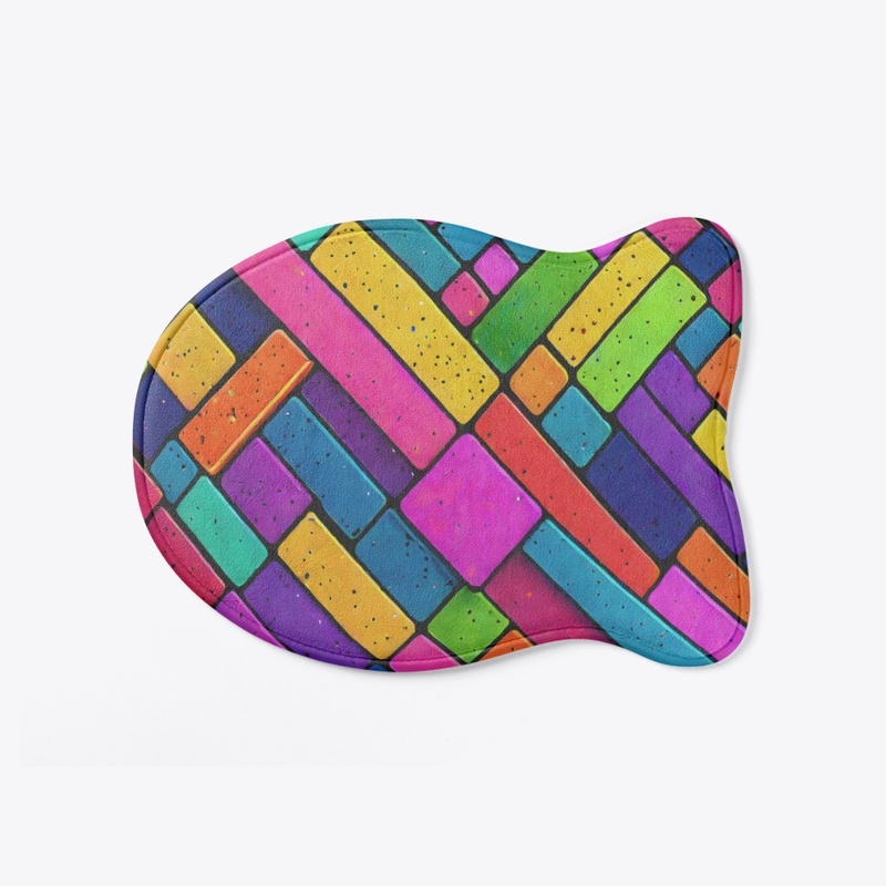 Neon Colorblock All-Over Print