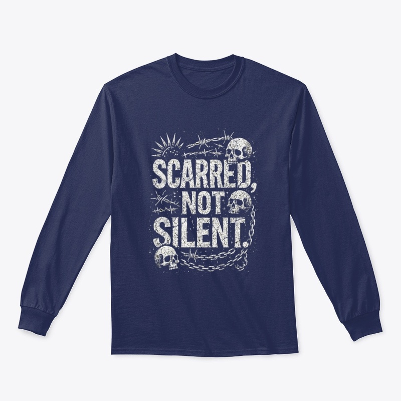Scarred not silent