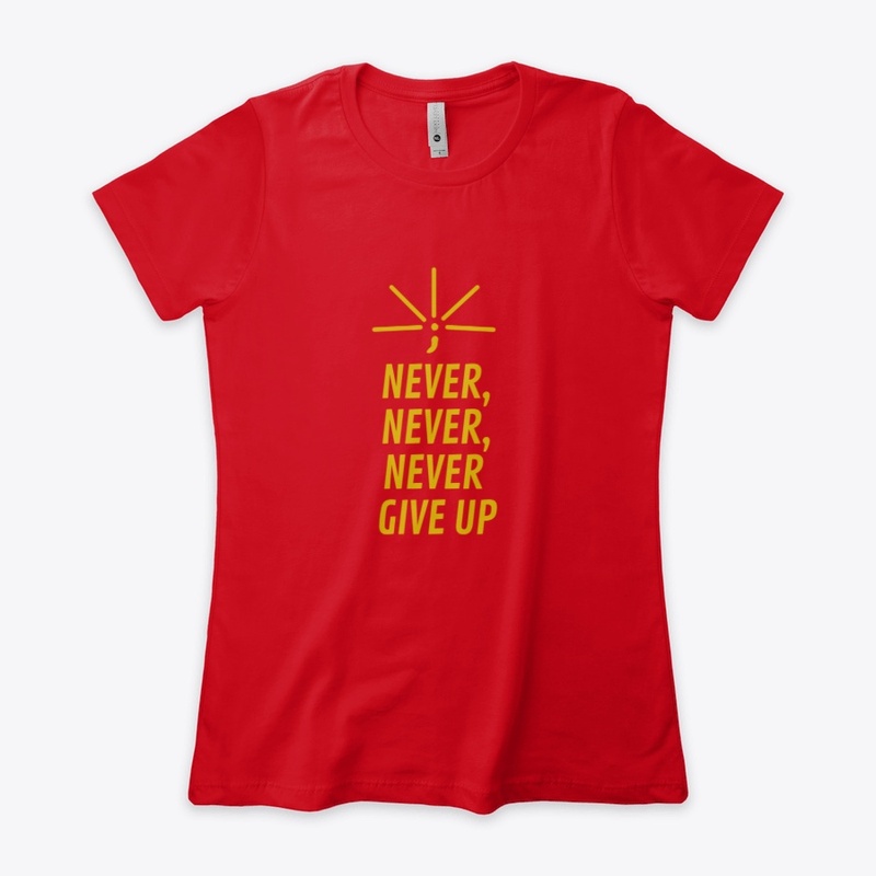 Never, never, never give up