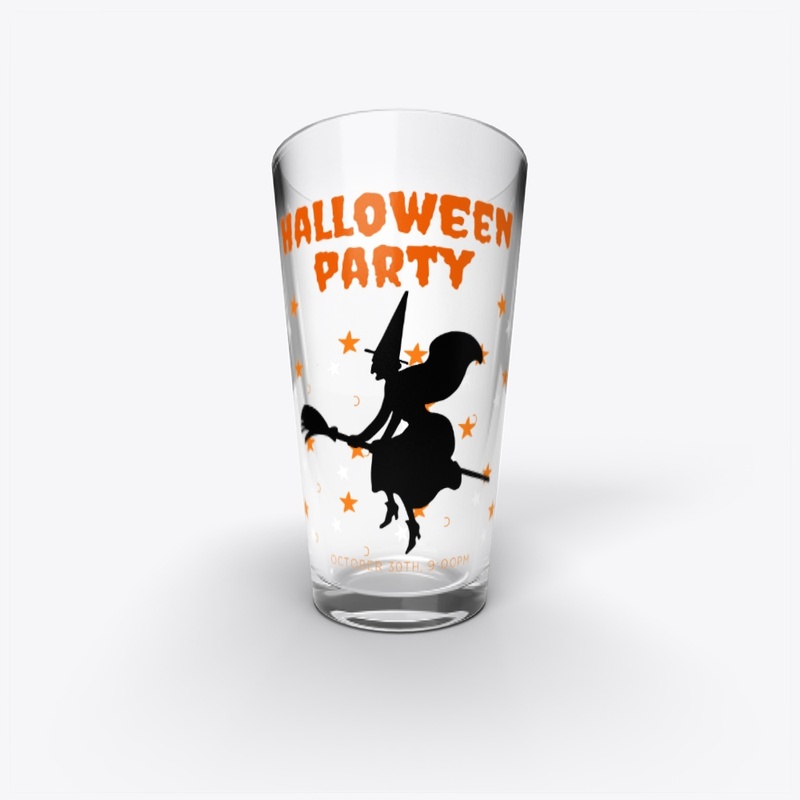 Halloween - Sorciere sur balaie