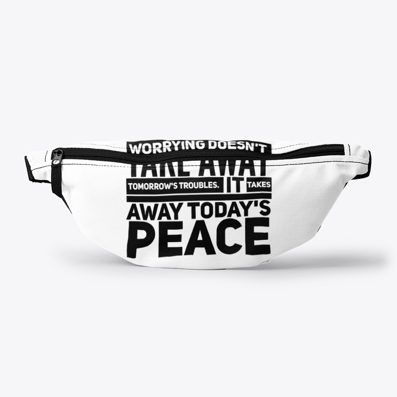 Worrying troubles peace black