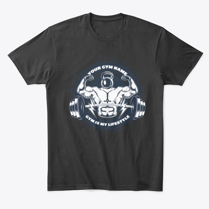 GYM T-shirt Design, GYM is my lifestyle.