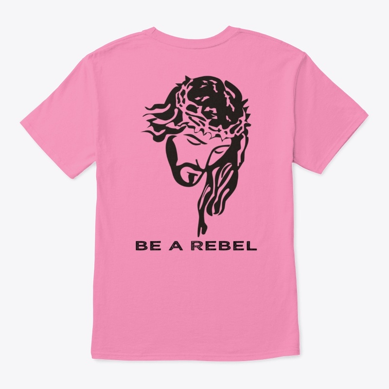 DRUM ATTIC - BE A REBEL TEE BLACK