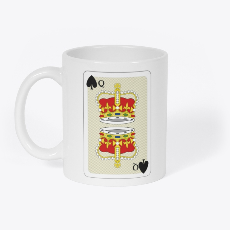 Queen of Spades Card Mug