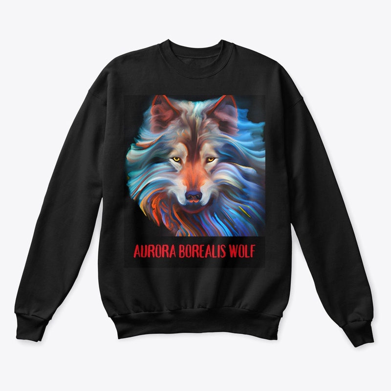 Aurora Borealis Wolf