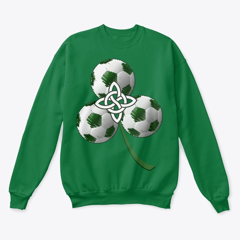 Soccer Ball Celtic Knot St Patricks Gift