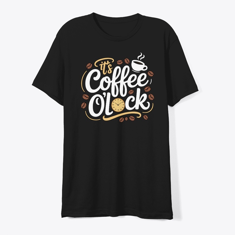 It's coffee o'clock. Typography Design