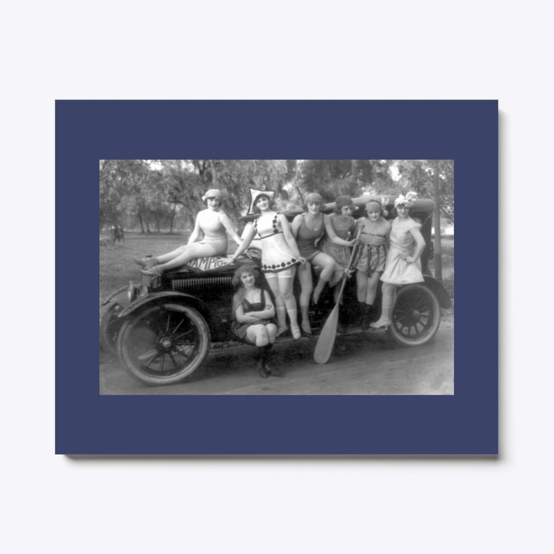 Canvas Print B/W Film 1920 Women  