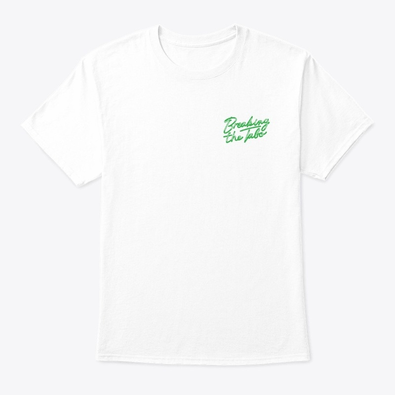 Breaking the Tabo Neon Sign White Tee