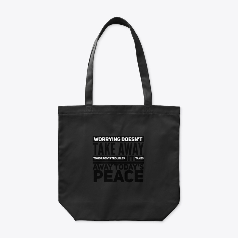 Worrying troubles peace black