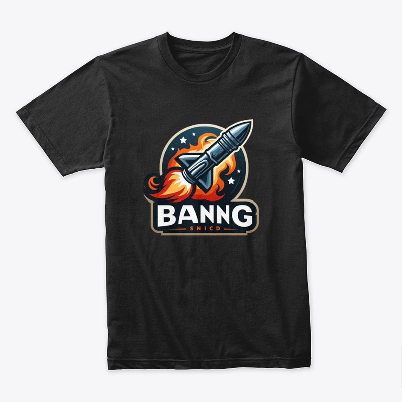 Bang text t shirt