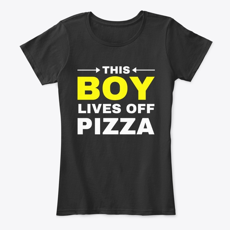 this boy lives off pizza
