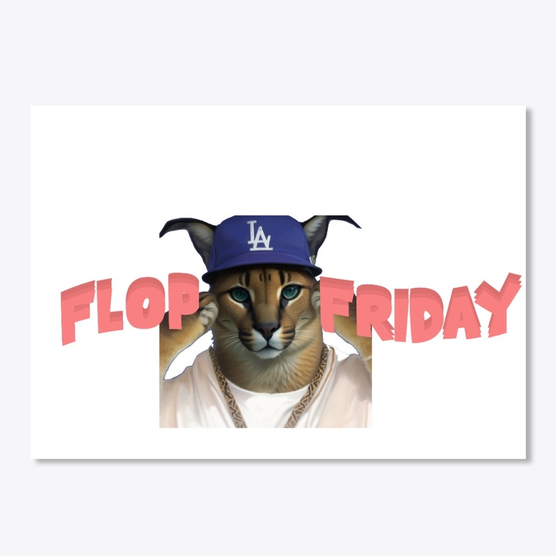 floppa friday sticker