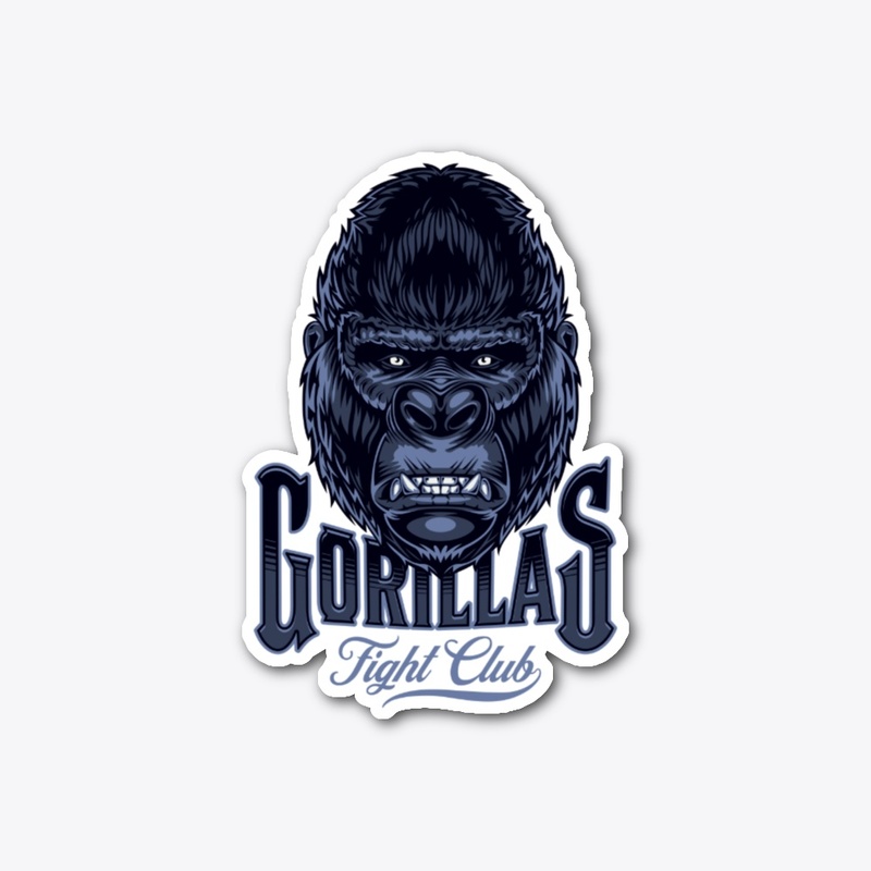 Gorillas Fight Club Vintage Animal Merch