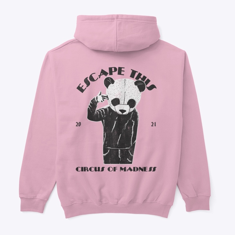 Escape this circus of madness Panda bear