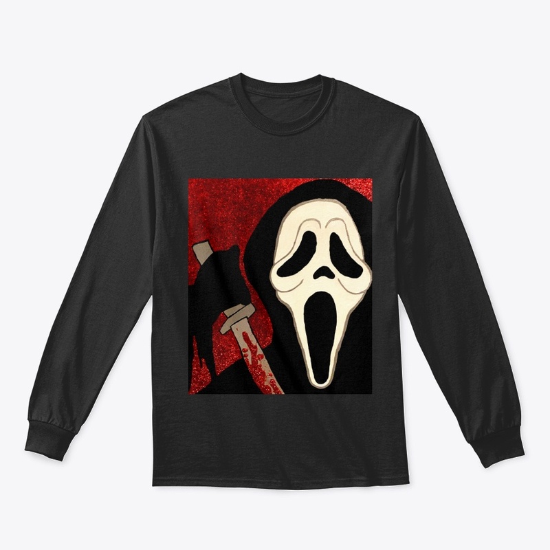 Ghostface Scream Portrait Painting