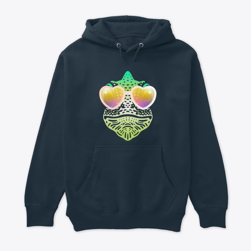 Cute Chameleon in Sunglasses (clr+sg05)