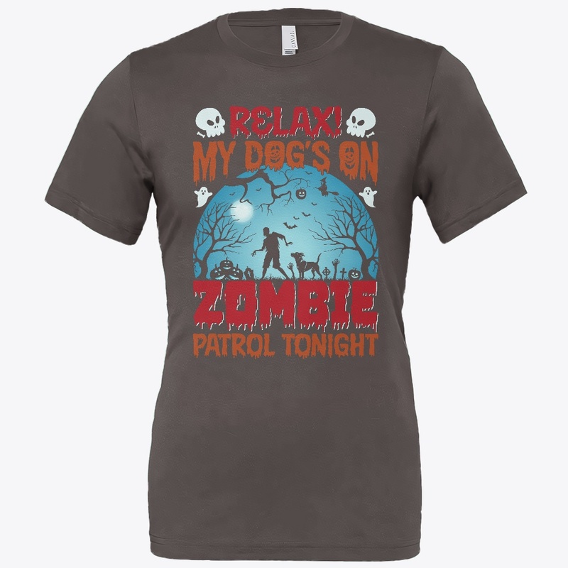 Dog Zombie Patrol Halloween T-Shirt