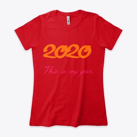Traend2020 Red T-Shirt Front