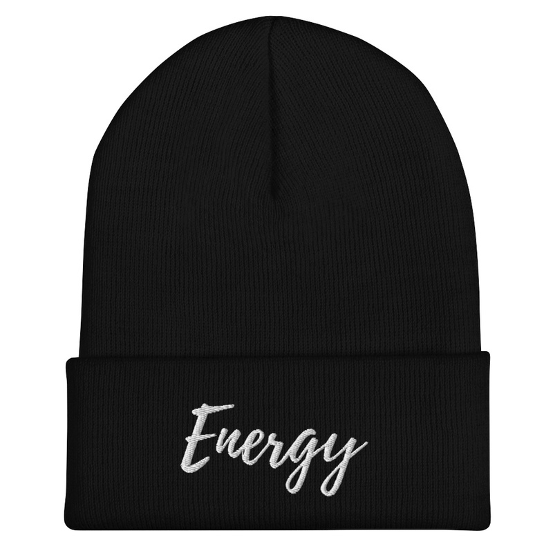 Energy design beanie