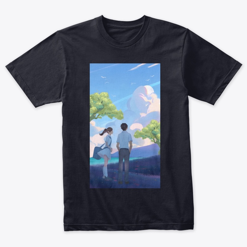 Anime wallpaper t shirt 