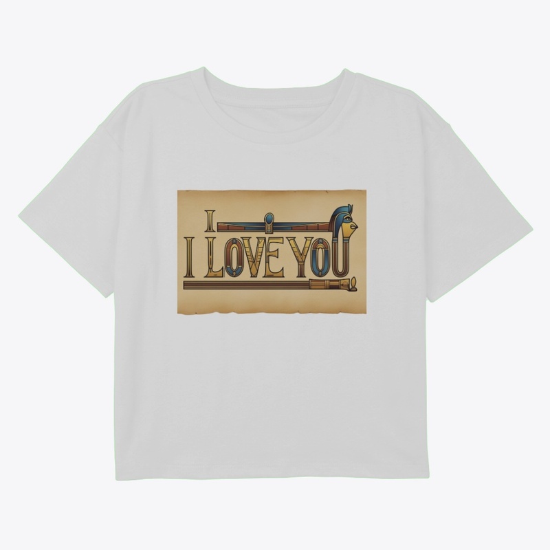  t shirt i love you
