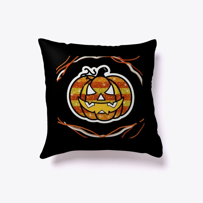 Halloween glitter pumpkin