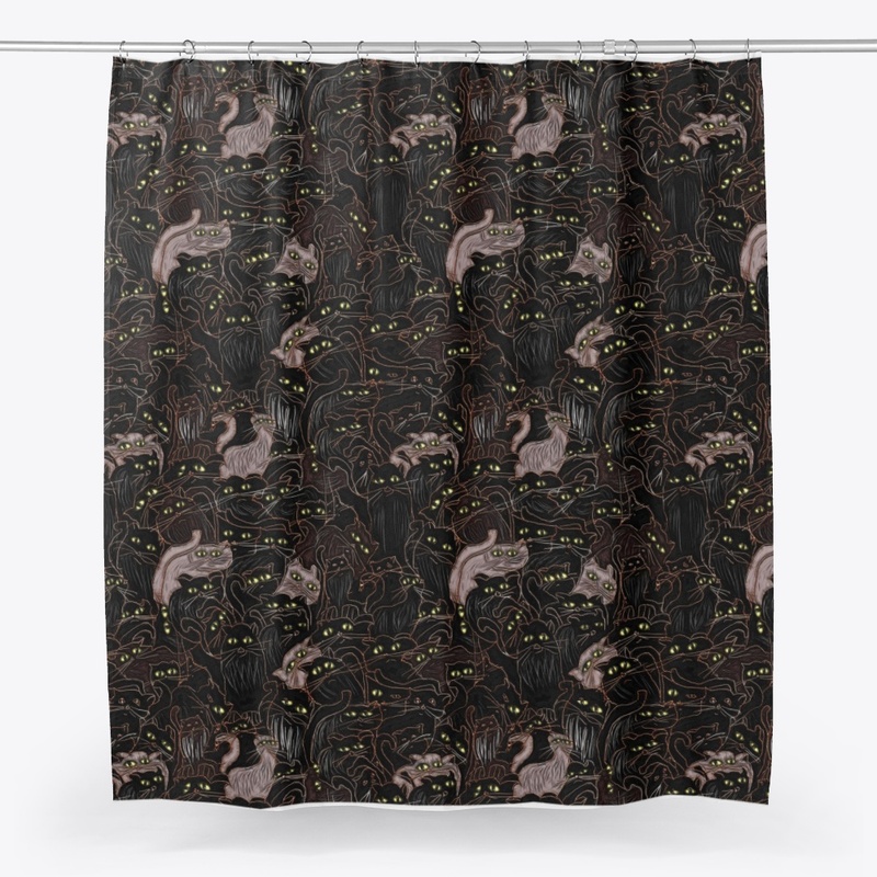 Black Cats Pattern
