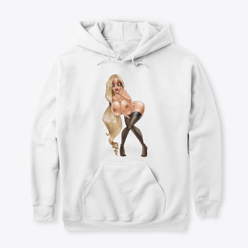 Sexy Blond Girl Almost Naked
