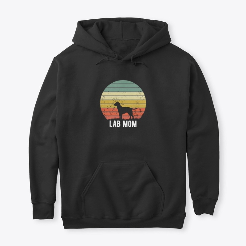 Lab Mom Labrador Retro Sunset Dog Puppy