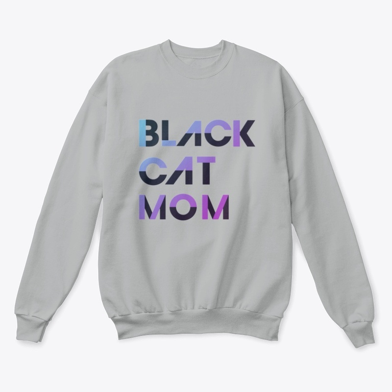 Modern Black Cat Mom or Cat Mom