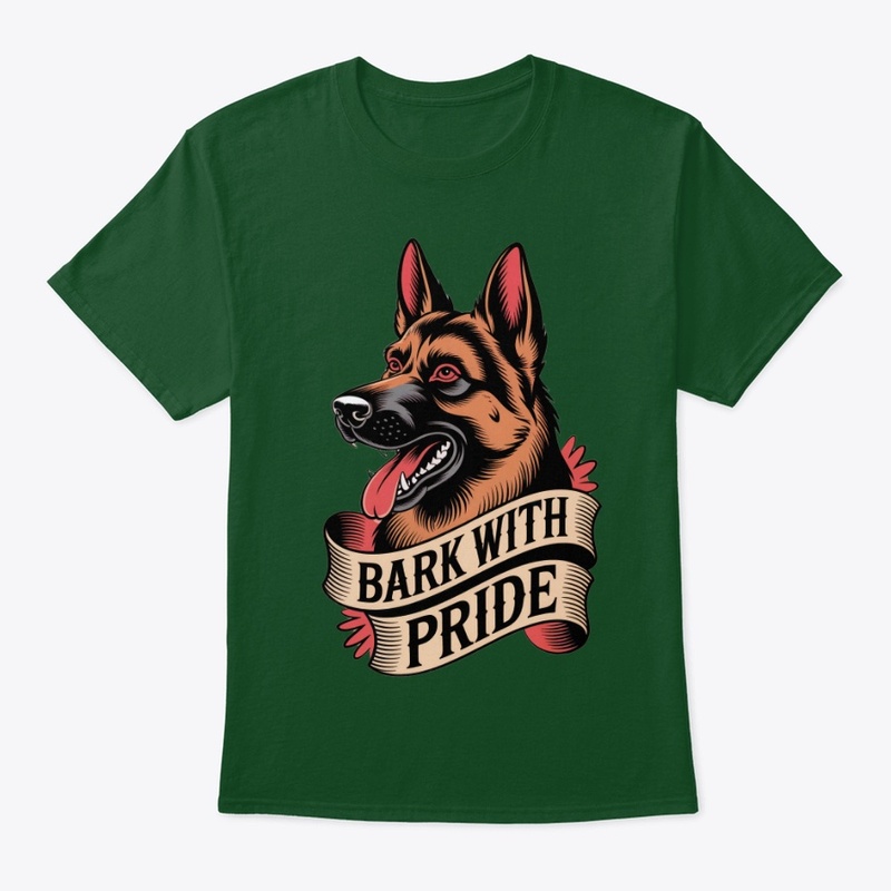 Classic Tattoo-Style GSD Shirt
