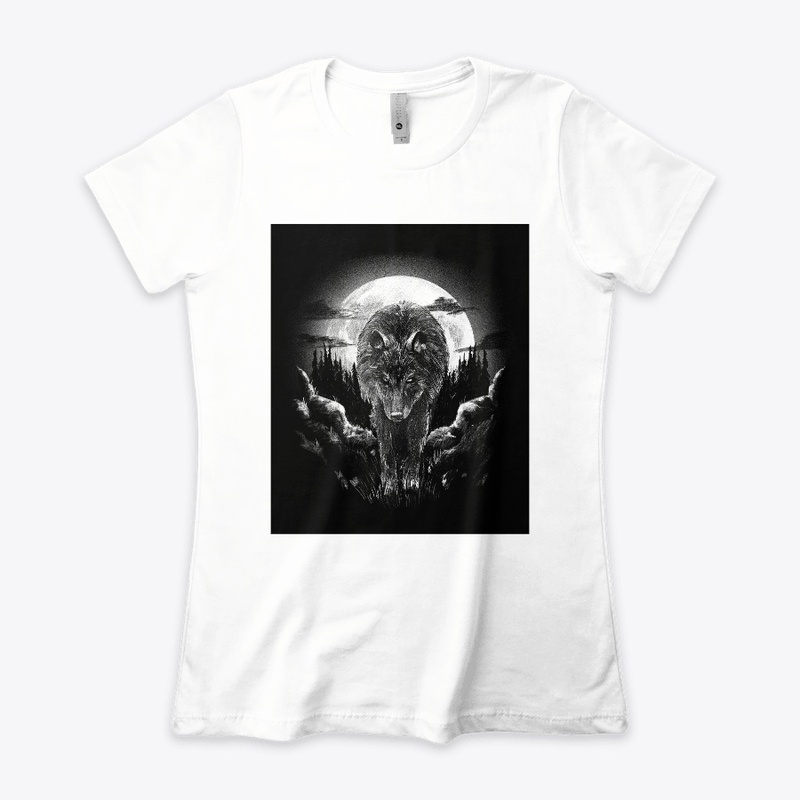 Wolf Woods Moon design- different colors