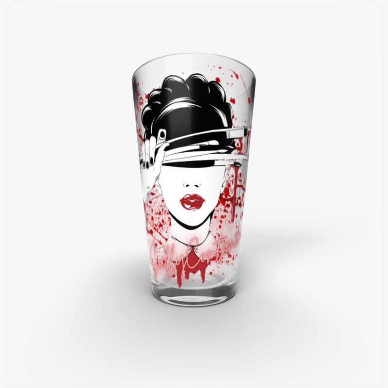 Dollhouse Pint Glass