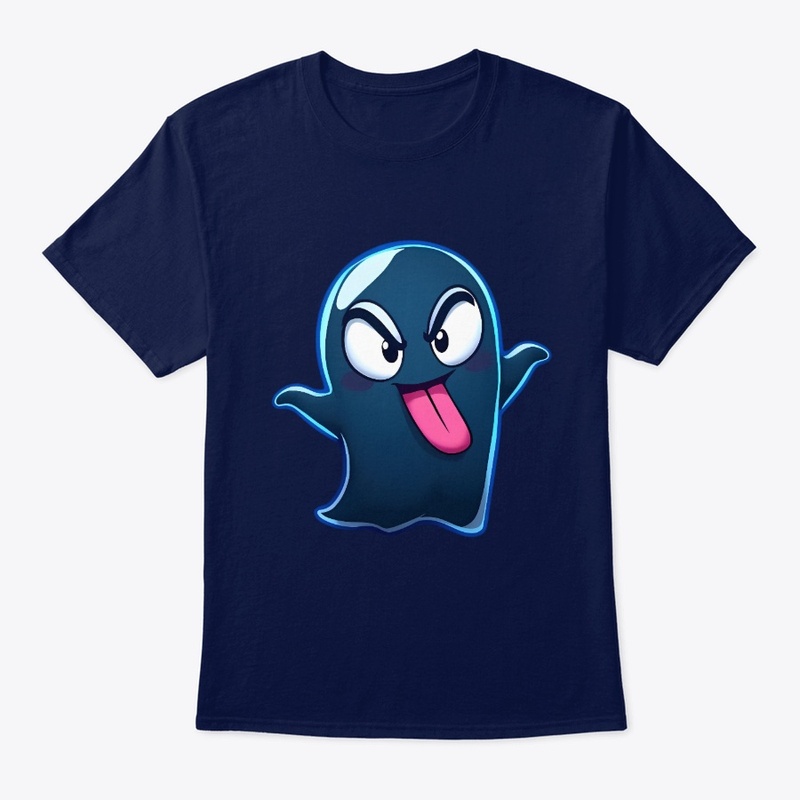Mischievous Cheeky Cartoon Ghost