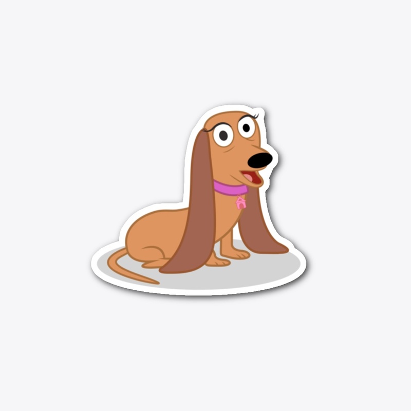 Cute Babygirl Dachshund Sticker