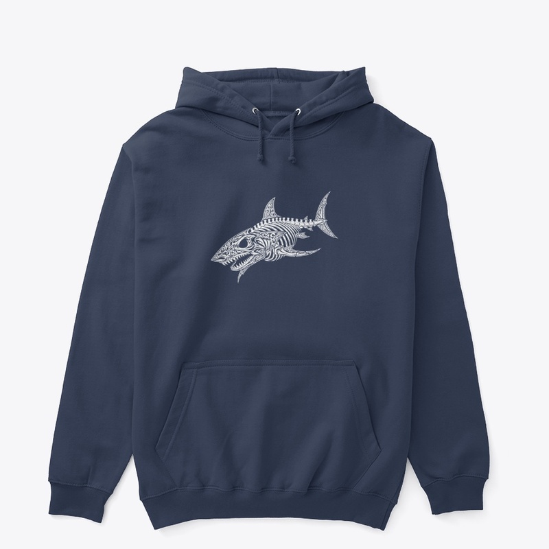 Tribal Skeleton Shark