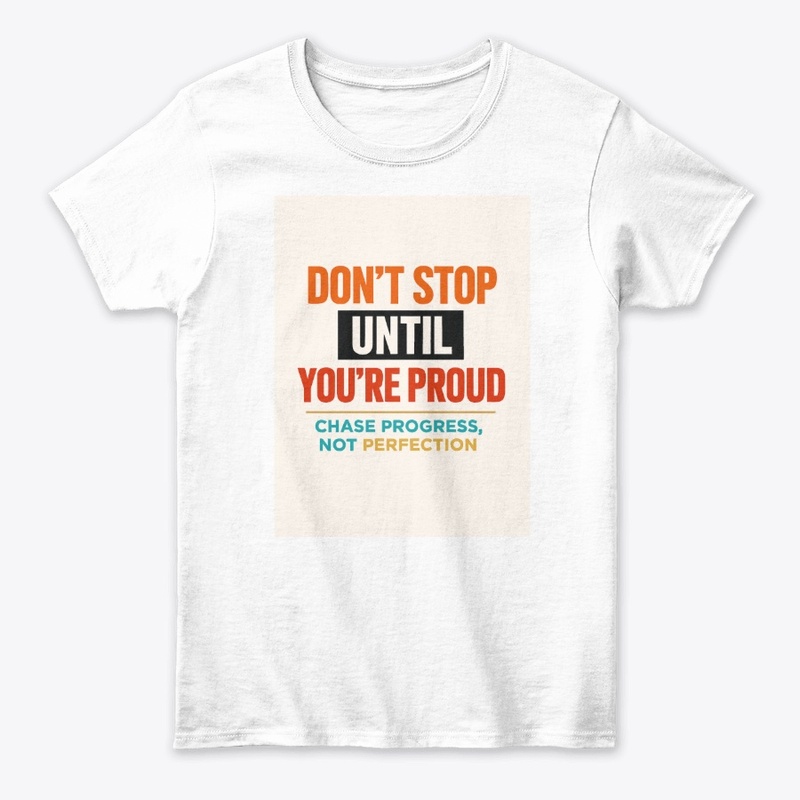Bold Motivation Typography Tee