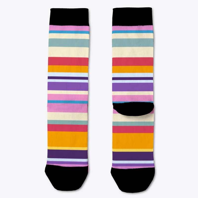 Pink Purple Colored Abstract Stripes