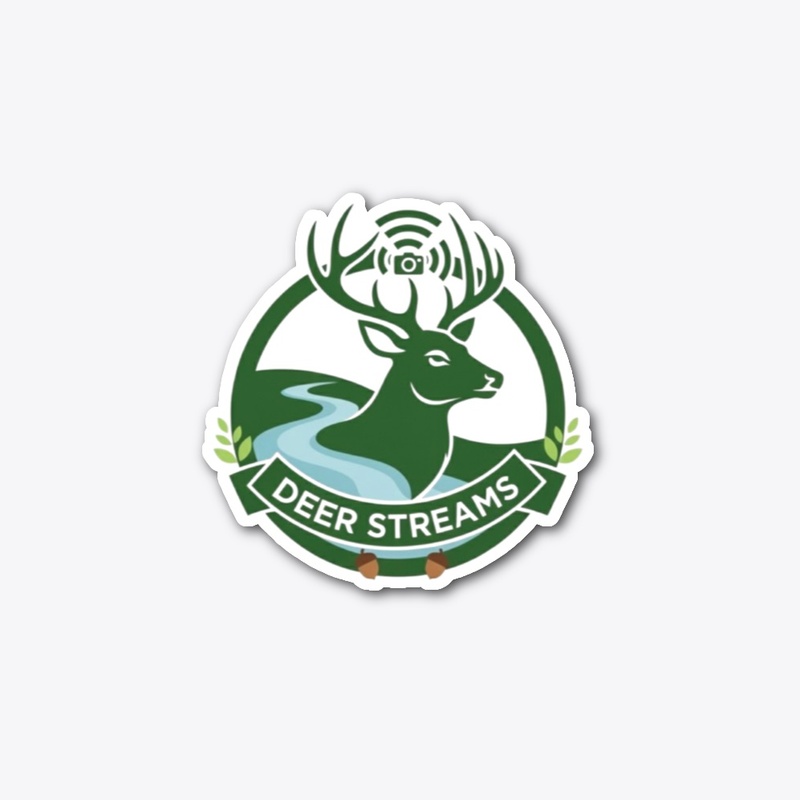 Deer Streams crest sticker